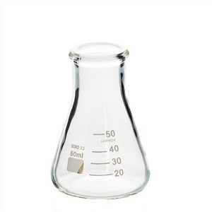 Rannsóknarstofa Bórsílíkat Gler Keilulaga Erlenmeyer Flaska Flaska 250ml 500ml 1000ml