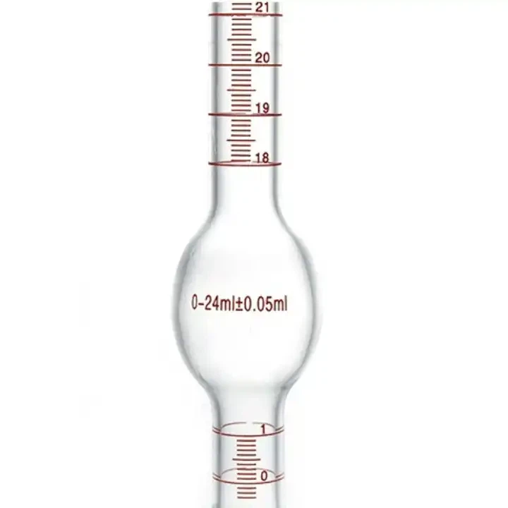 High Borosilicate Glass Laboratory Pycnometer Specifications Glass Gas Weighing Lechatelier Specific Gravity Bottle